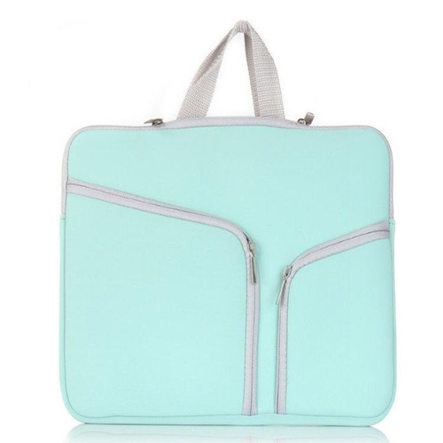 11 Inch Multi-Pocket Laptop Liner Bag For Diving Material - Mint Green - Main Image