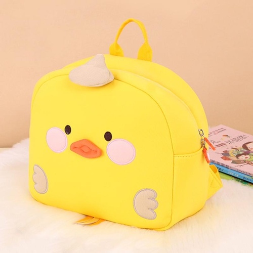 Kids' Anti-lost School Bag - Secure & Stylish - Yellow Duck Trumpet - Main Image