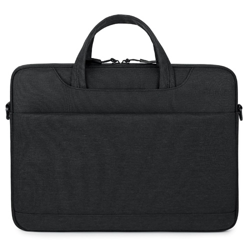 Versatile Laptop Shoulder Bag - Single Strap - Black - Main Image