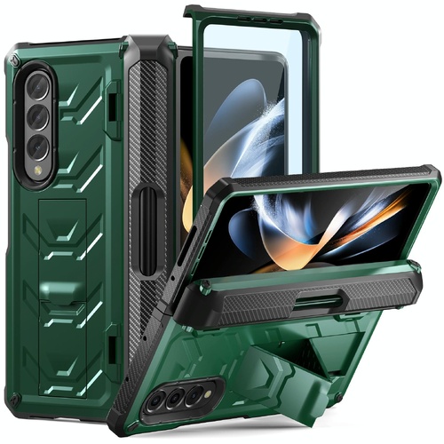 Foldable Shockproof Phone Case for Samsung Galaxy z Fold 4 / 5g - Green - Main Image