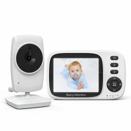 3.2 Baby Monitor With 2-Way Voice Temperature Monitoring & 3.2 Screen - Main Image