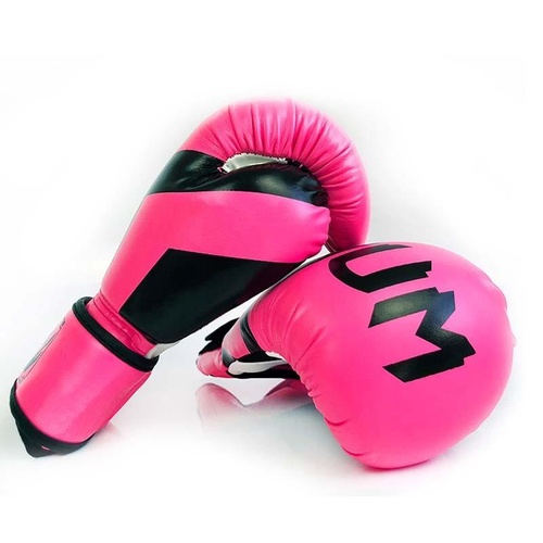 Professional Adult Boxing Training Gloves - 6Oz For Muay Thai Fighting - Pink - Main Image