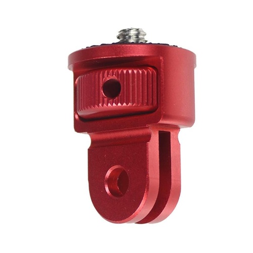 Universal Tripod Adapter for Action Cameras - 1 / 4 Inch Screw - Red - Main Image