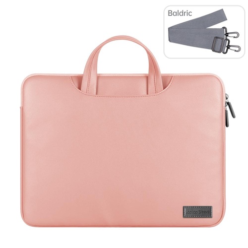 15 Inch Waterproof Pu Laptop Inner Bag - Rose Gold - Main Image