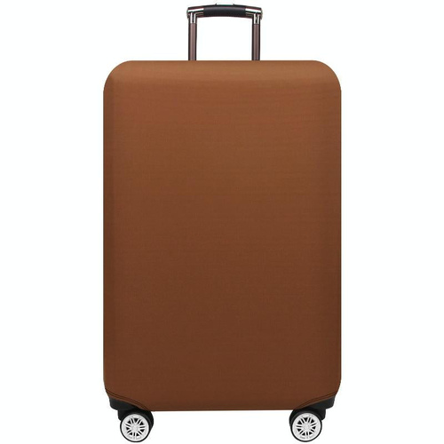 Stretch Luggage Protective Cover - Durable & Dust-proof - Size m - Coffee - Main Image