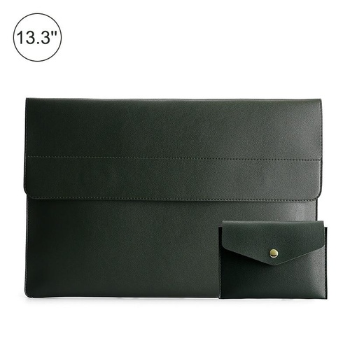 Waterproof Laptop Bag - 13.3 Inch Lightweight Dark Green - Main Image