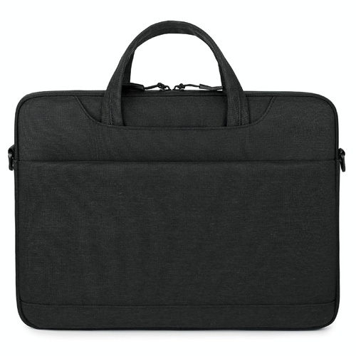 Versatile Laptop Shoulder Bag - Single Strap - Black - Main Image
