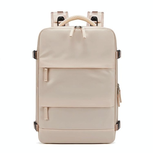 Outdoor Travel Laptop Backpack - Army Green - Khaki - Main Image
