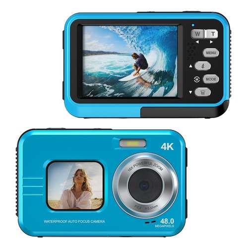 Waterproof 48mp Dual Screen Outdoor Camera - Wdc901 - Green - Main Image