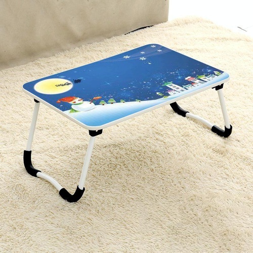 Adjustable Folding Laptop Desk - Non-slip W-shaped Legs Square Pattern Portable Cloud Design - Hcb5115D - Main Image