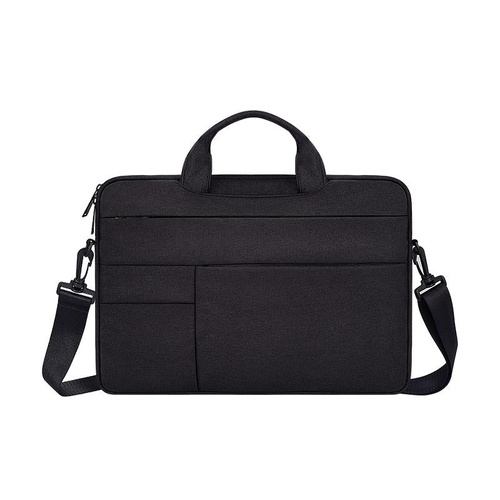 13.3 Inch Portable Laptop Shoulder Bag - Oxford Cloth & Nylon - Black - Main Image