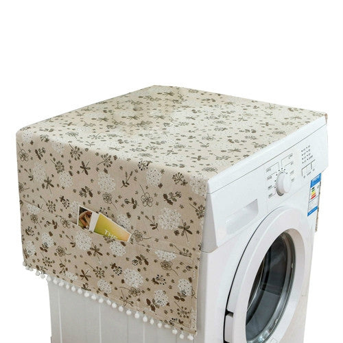 Kitchen Refrigerator and Washing Machine Dustproof Cover - 55x130cm - Dandelion - Main Image