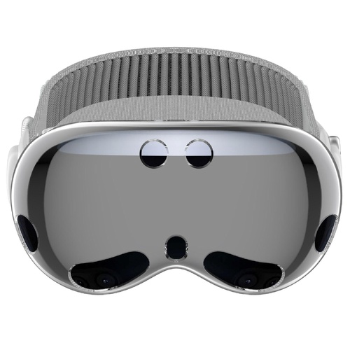 Vr Case for Apple Vision Pro - Electroplated Tpu - Transparent - Main Image