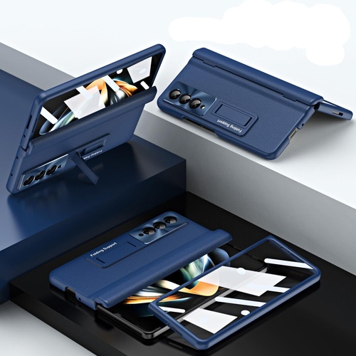 Foldable Full Body Case for Samsung Galaxy z Fold 4 / 5g - 360 Degree Folding - Blue - Main Image