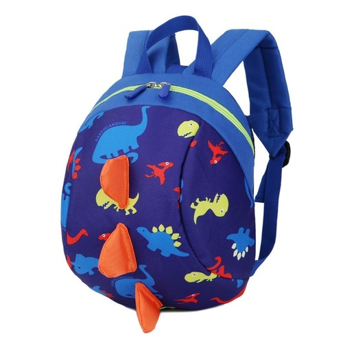 Durable Dinosaur Backpack for Kids - Lost Proof - Dark Blue - Main Image