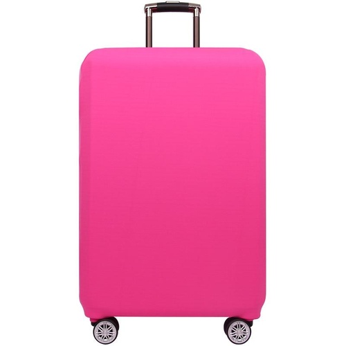 Stretch Luggage Protective Cover - Durable & Dust-proof - Size m - Rose Red - Main Image