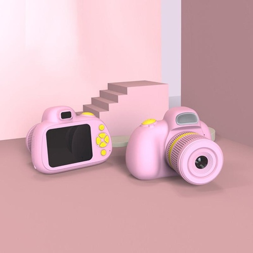 32mp Children's Digital Sports Camera with 2.4 Screen - Mini Size - Pink - Main Image
