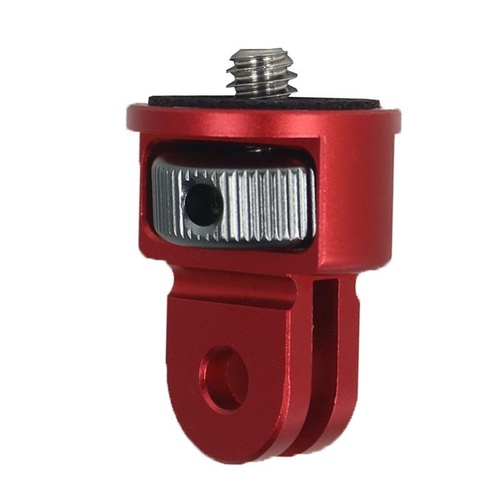 Universal Tripod Adapter for Action Cameras - 1 / 4 Inch Screw - Red Titanium - Main Image
