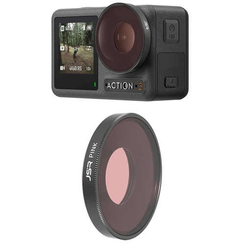 Underwater Lens Filter for Dji Action 3 - Diving - Pink - Main Image