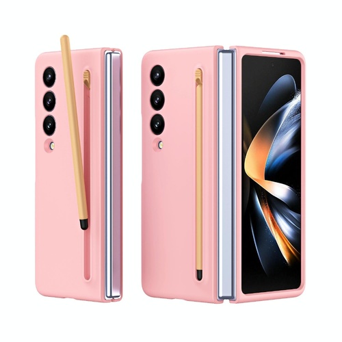 Enhanced Shockproof Phone Case for Samsung Galaxy z Fold 4 - Pen Design - Pink - Main Image
