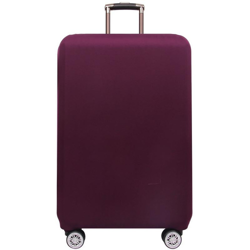 Xl Thickened Stretch Luggage Cover - Dust-proof & Wear-resistant - Purple Red - Main Image