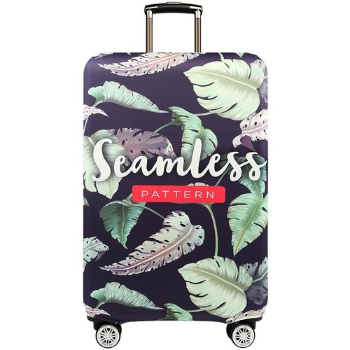 Stretchy Luggage Dust Cover - Durable & Protective - Size l - Sword Leaf Forest - Xl - Main Image