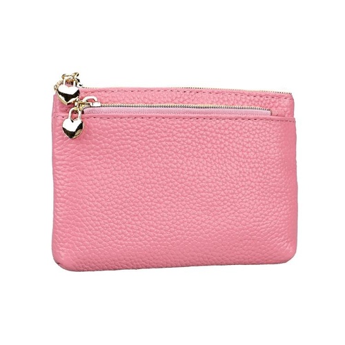 Spacious Litchi Texture Rfid Hand Wallet - Pink - Main Image