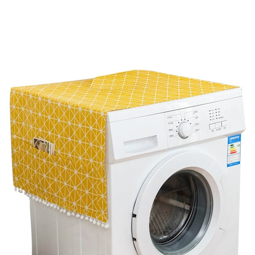 Kitchen Refrigerator and Washing Machine Dustproof Cover - 55x130cm - Yellow - Main Image