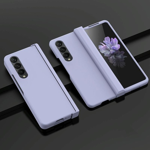 Foldable Skin Feel Case for Samsung Galaxy z Fold 4 / 5g - Light Purple - Main Image