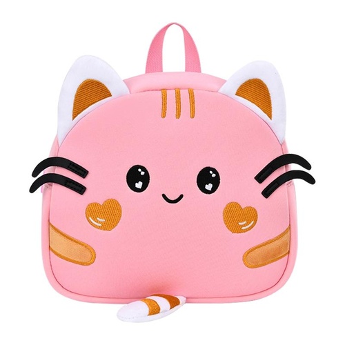 Kids' Anti-lost School Bag - Secure & Stylish - Pink Cat Medium - Main Image