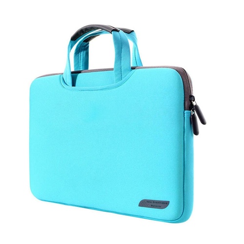 Portable Air Permeable Sleeve for 12 Laptops - 32x21x2cm - Green - Main Image
