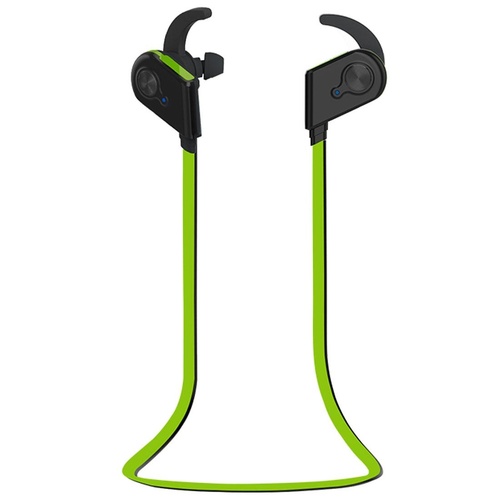 Wireless Bluetooth In-ear Headset with Magnetic Switch & Indicator Light - Green - Main Image