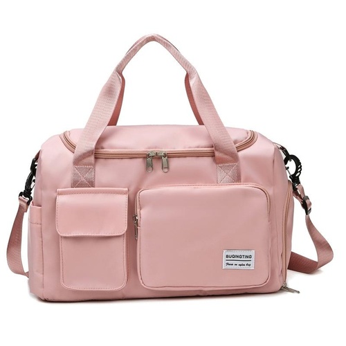 Waterproof Gym Bag for Travel - Size l - Light Pink - Main Image