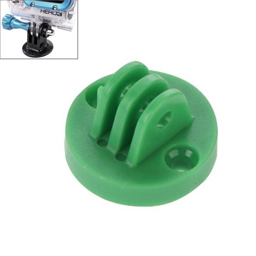 Universal Camcorder Mount Adapter for Gopro Hero Cameras - Tripod Compatible - Green - Main Image