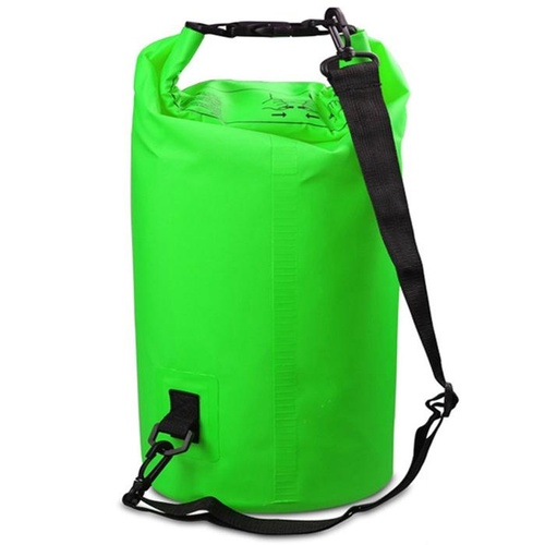 Waterproof Single Shoulder Bag Dry Sack 10L Capacity - Green - Main Image