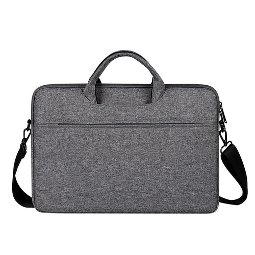 Waterproof Oxford Cloth One-Shoulder Handbag For 15.6 Laptops - Hidden Portable Strap - Dark Gray - Main Image