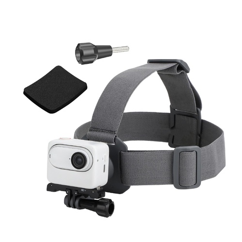 Adjustable 360 Degree Head Strap for Action Cameras - Grey - Main Image