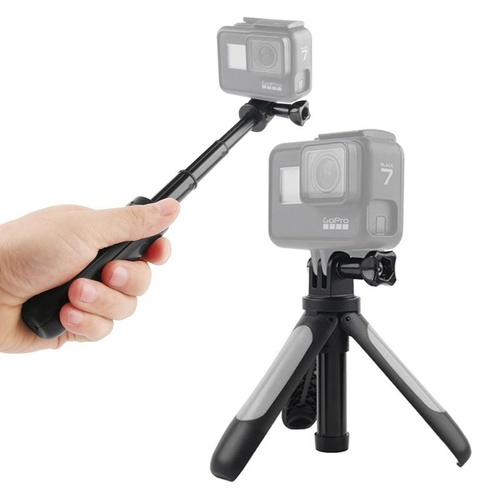 Mini Tripod for Gopro Insta360 Dji Action Cameras - Grey - Main Image