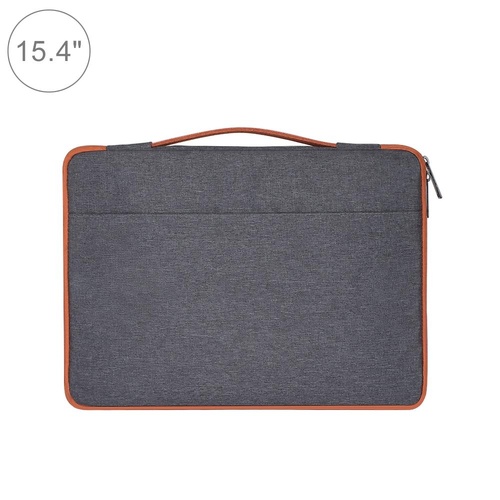 Stylish Laptop Handbag For Macbook & More - Polyester & Nylon - Grey - Main Image