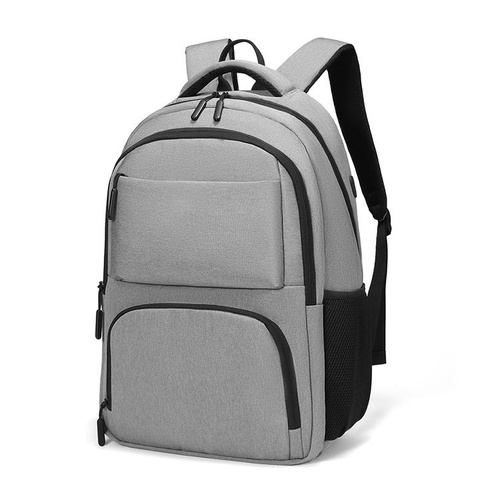 Multifunctional Oxford Laptop Backpack - Cxs-615 - Light Grey - Main Image