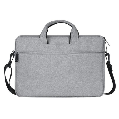 Hidden Portable One-shoulder Handbag for 14.1 Laptops - Waterproof Oxford Cloth - Light Grey - Main Image