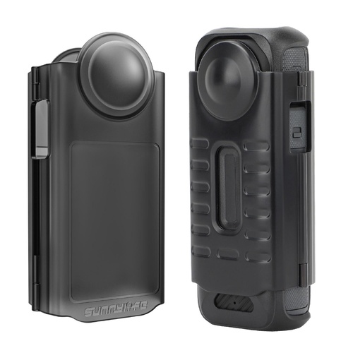 Transparent Black Sunnylife Lens Screen Protector for Insta360 X4 - Main Image