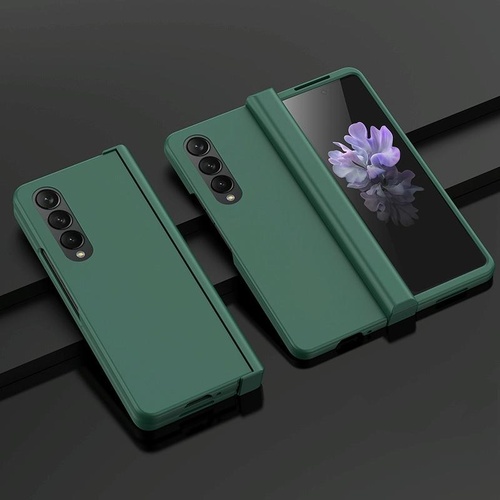 Foldable Skin Feel Case for Samsung Galaxy z Fold 4 / 5g - Dark Green - Main Image