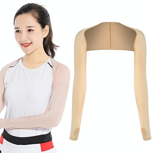 Sun Protection Golf Shawl Sleeves for Outdoor Sports and Cycling - Skin Colour - Main Image