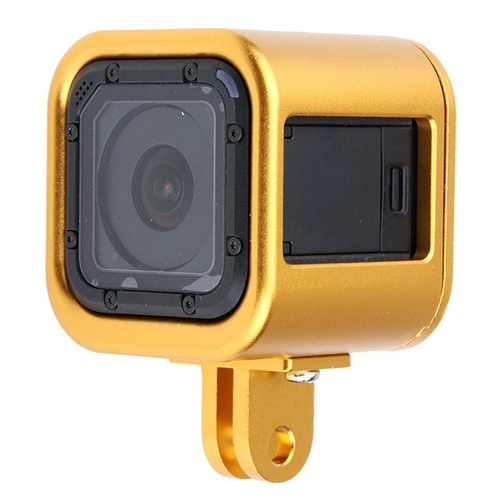 Aluminum Protective Cage for Gopro Session Cameras - Gold - Main Image