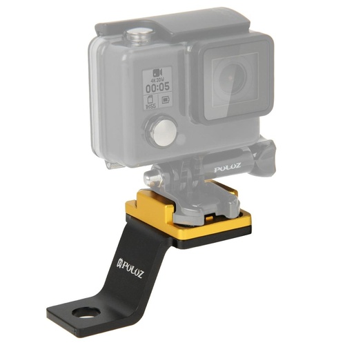Universal Motorcycle Mount for Action Cameras - Gold - Main Image