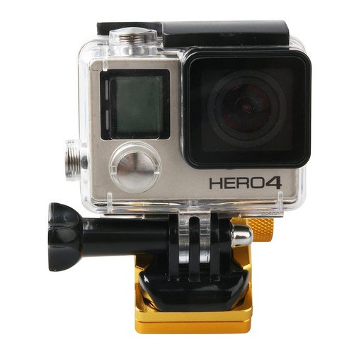 Universal Rearview Mirror Mount for Action Cameras - Gold - Main Image