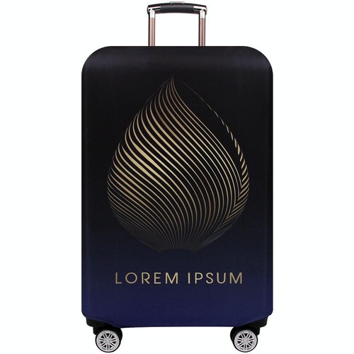Protective Luggage Cover - Durable Elastic Anti-dust - Small Size - Gold Leaf - Main Image