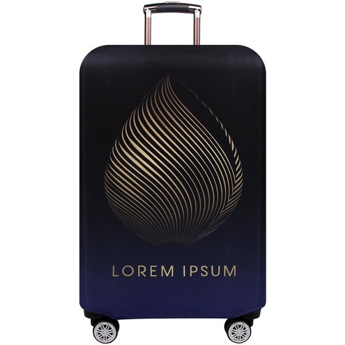 Medium Elastic Luggage Cover - Thick Wear-resistant Anti-dust Protection - Gold Leaf - Main Image