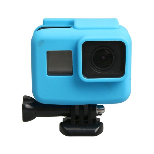 Silicone Border Frame Mount for Gopro Hero5 - Protective Cover - Blue - Main Image